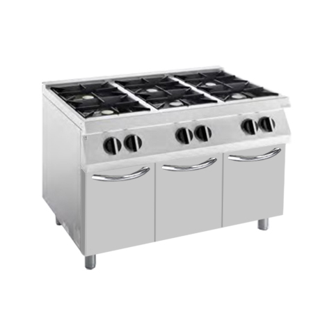 Плита газовая 700 серии Apach Chef Line SLRRG127CS