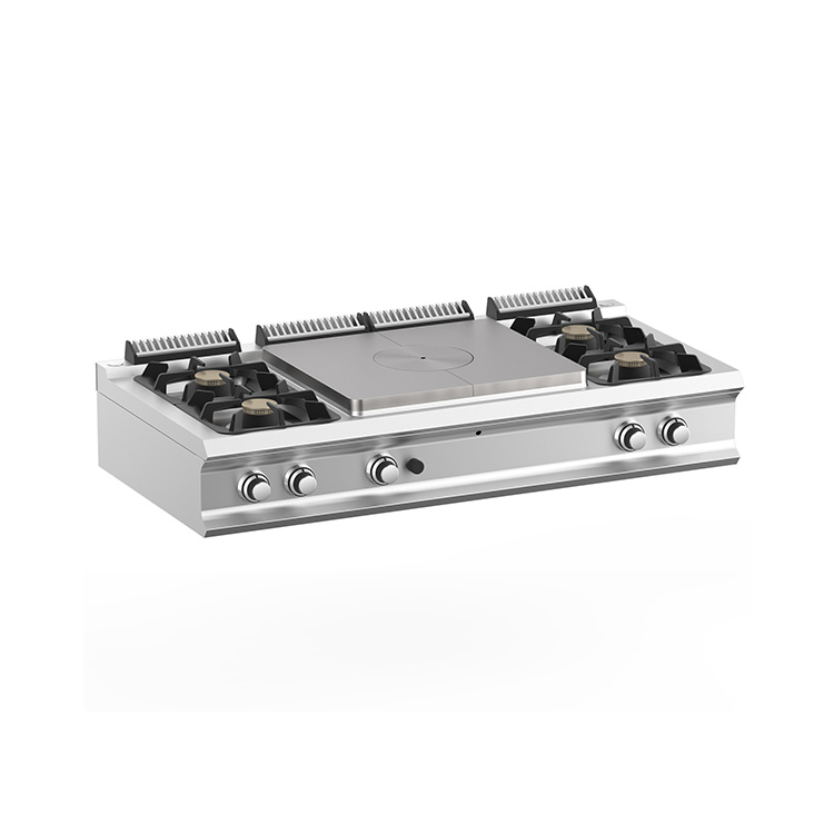 Плита со сплошной поверхностью газовая 700 серии Apach Chef Line GLRSTG157R4P